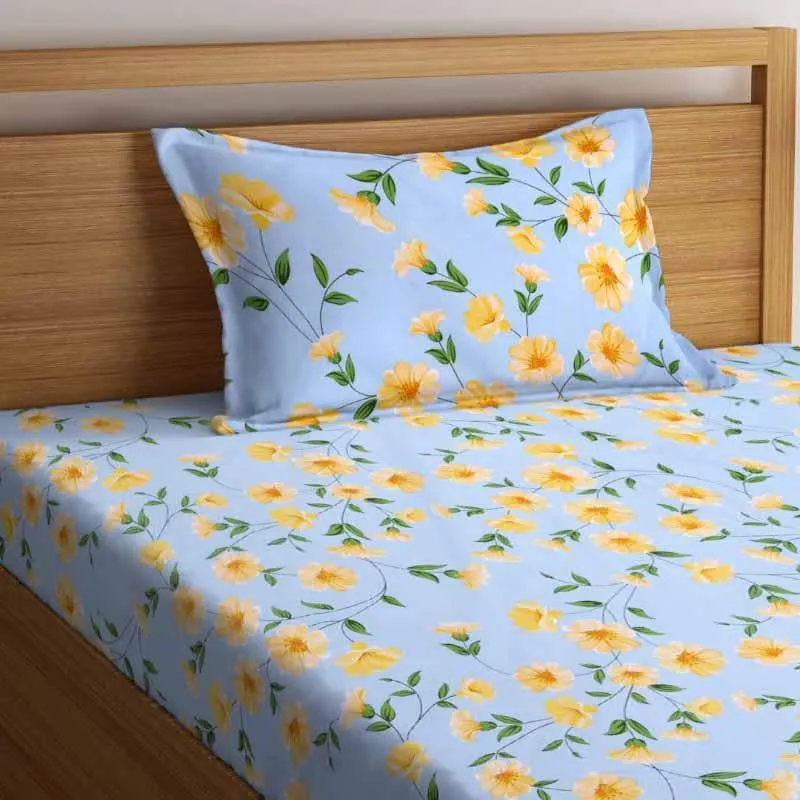 Allamanda Printed Bedsheet - 150 GSM media 3