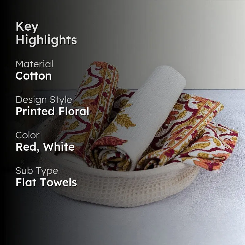 Mriksha Waffle Hand Towel - Set Of Two media 2