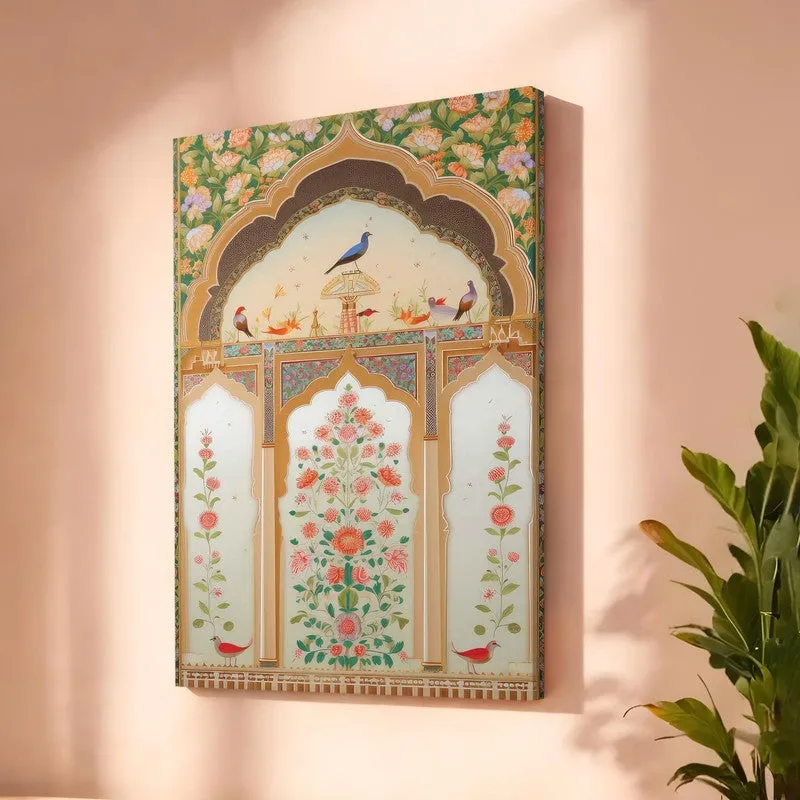 Peacock Aura Canvas Wall Art media 7