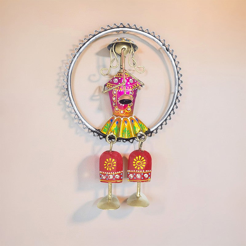 Dolly Swing Handcrafted Metal Wall Accent