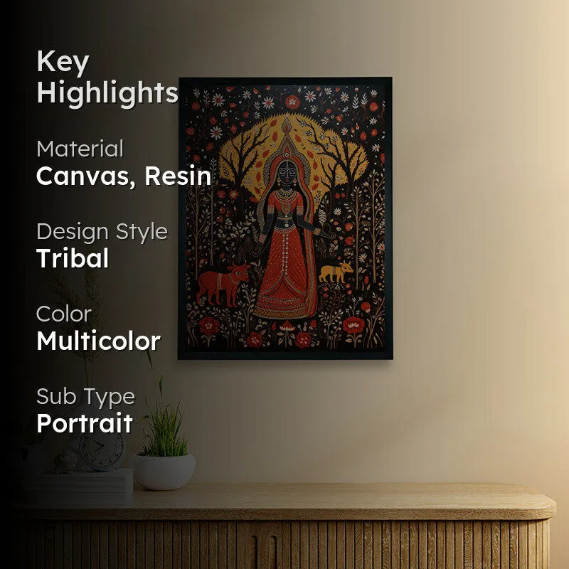 Divine Wild Glow Canvas Wall Art media 2