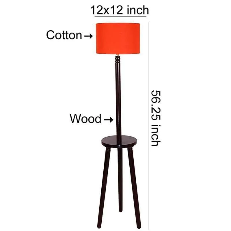 Lightastic Floor Lamp Table - Orange media 7