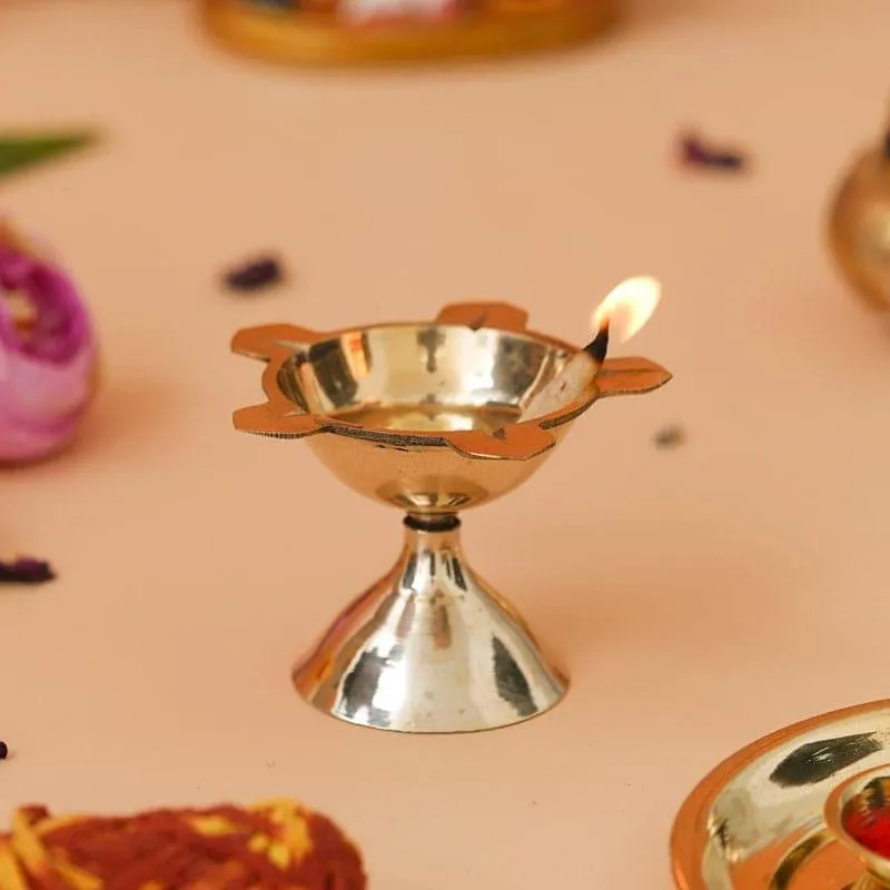 Chandreya Brass Diya media 3