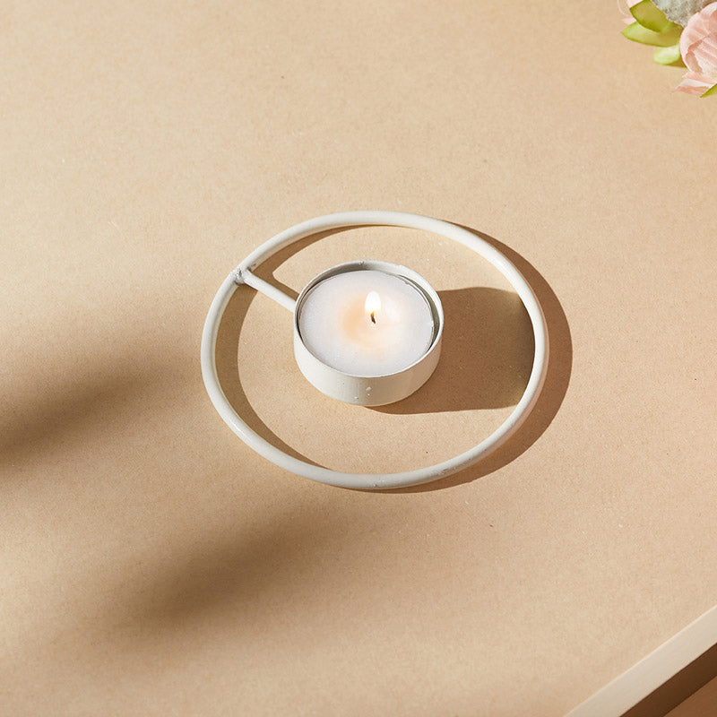 Idola Tealight Candle Holder (White) - Set of Four media 5