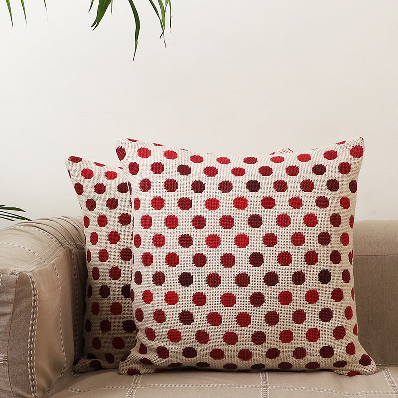 Tokyo Rain Printed Cotton Cushion Cover - Set Of Two media 5