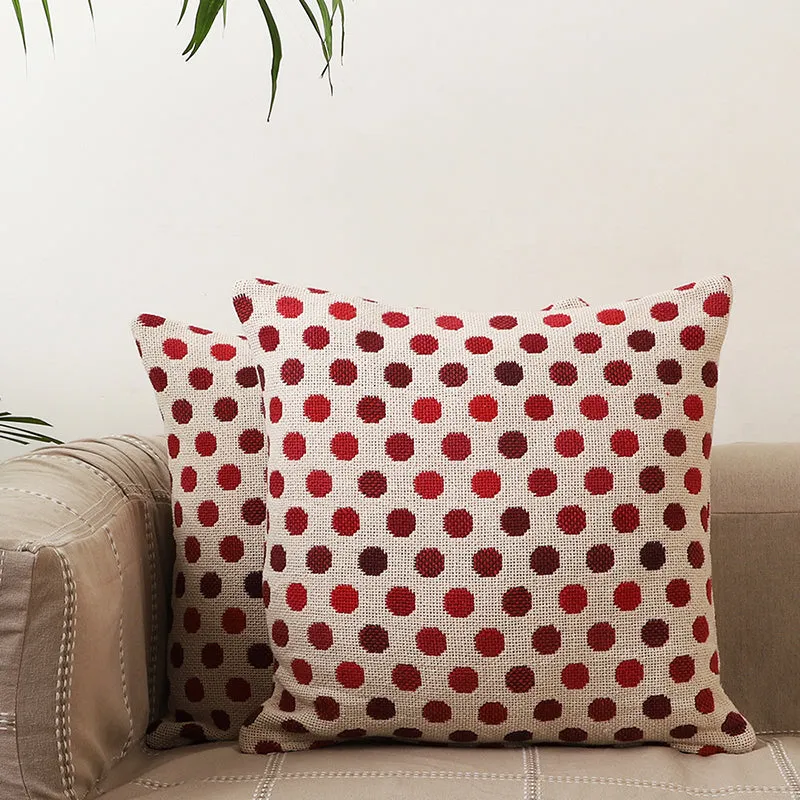 Tokyo Rain Printed Cotton Cushion Cover - Set Of Two media 5