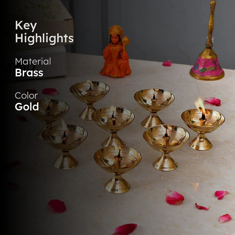 Pyali Pooja Diya - Set Of Eight media 2