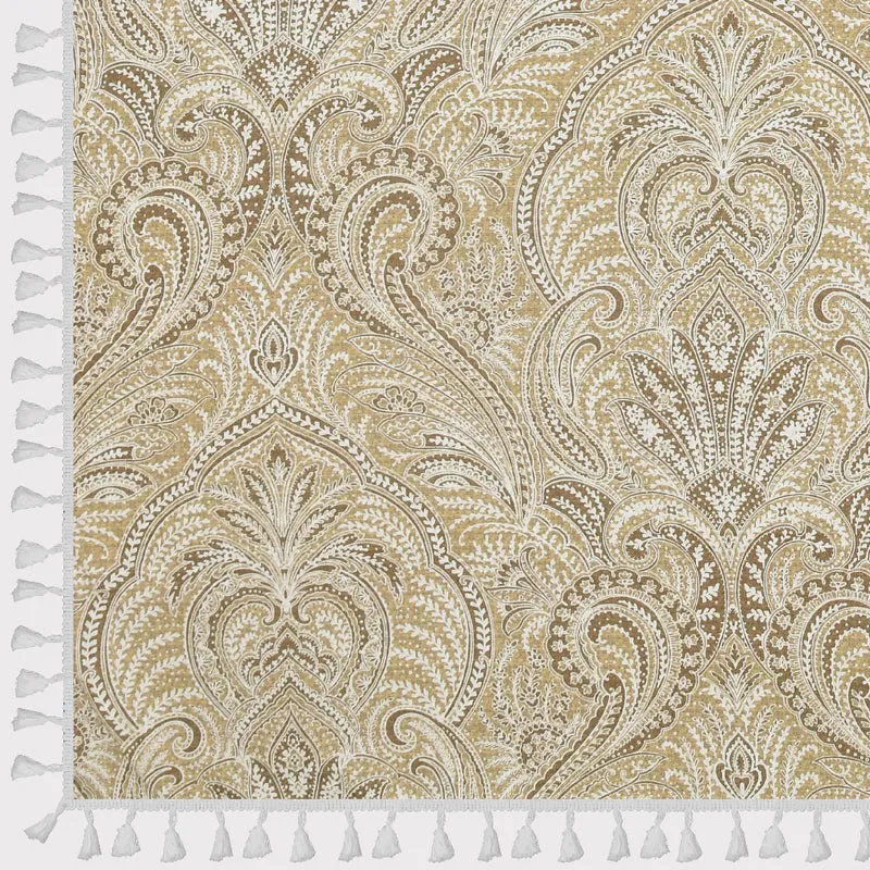 Thaalika Cotton Table Cover - Yellow media 8