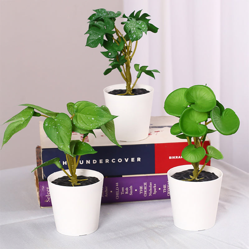 Verdanta I Artificial Tabletop Plant - Set Of Three