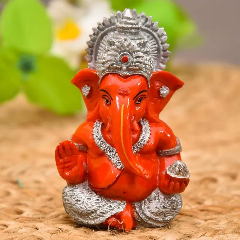 Vigneshwara Bless Idol - Orange media 1