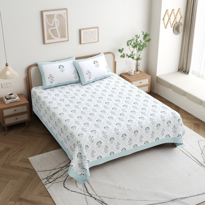 NrityaPushp Cotton Bedsheet - 200 TC
