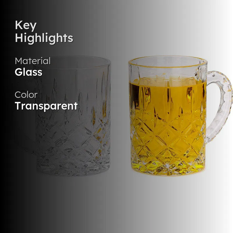 Solmona Beer Mug (450 ML) - Set Of Four media 2