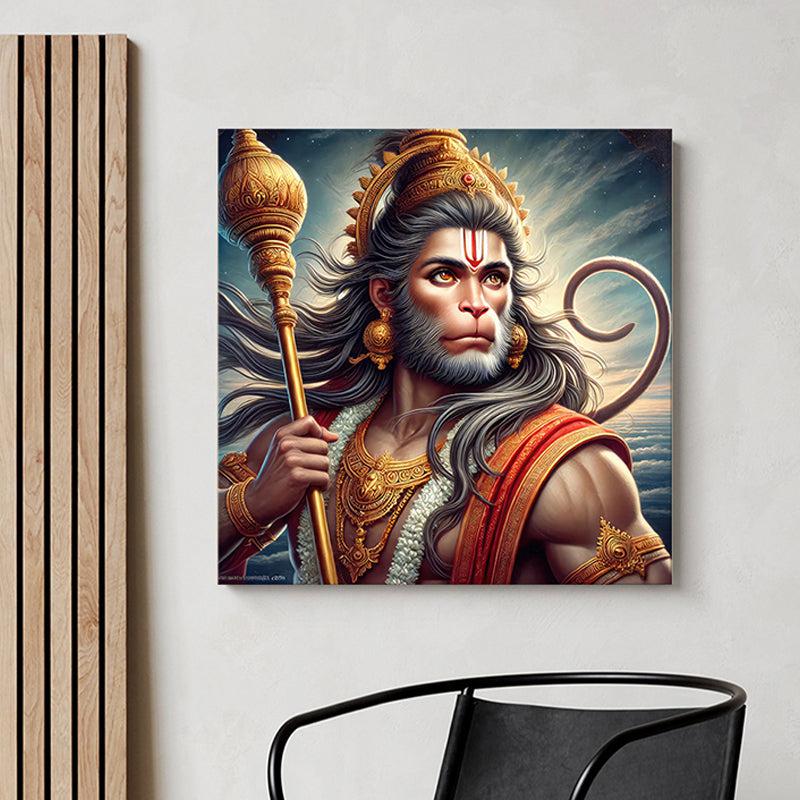 Lord Hanuman Wall Painting