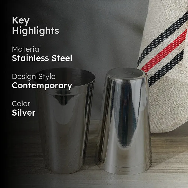 Karos Stainless Steel Tumbler (350 mL Each) - Set Of Two media 2