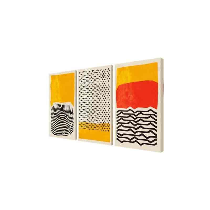 Mindfulness Poly Canvas Wall Art - Set of Three media 4