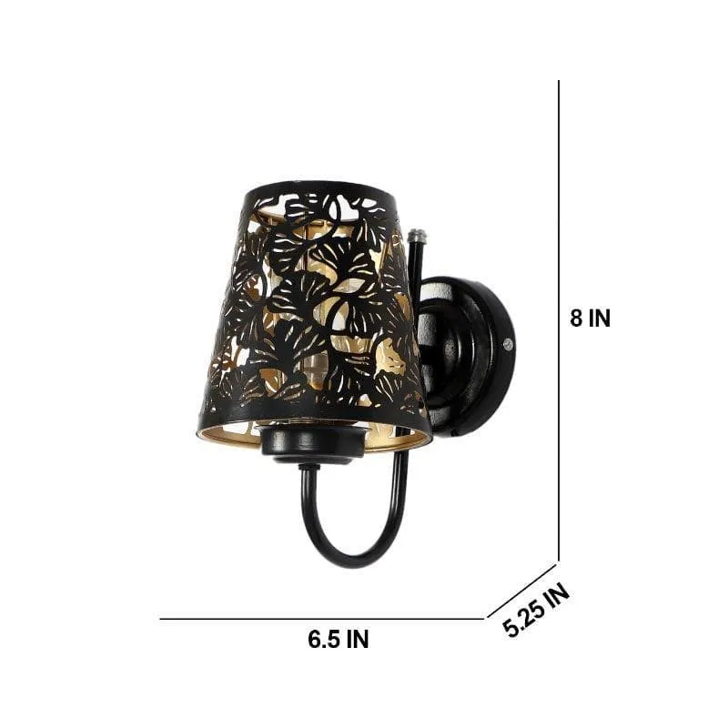 Pattey Etched Metal Wall Lamp media 6