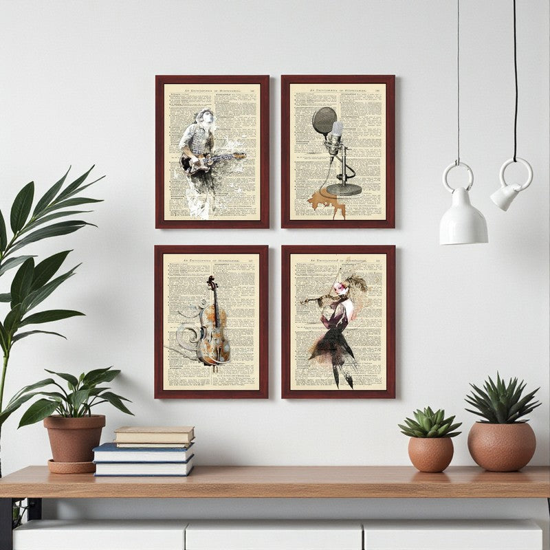 Muscical Fiesta Wall Art - Set Of Four