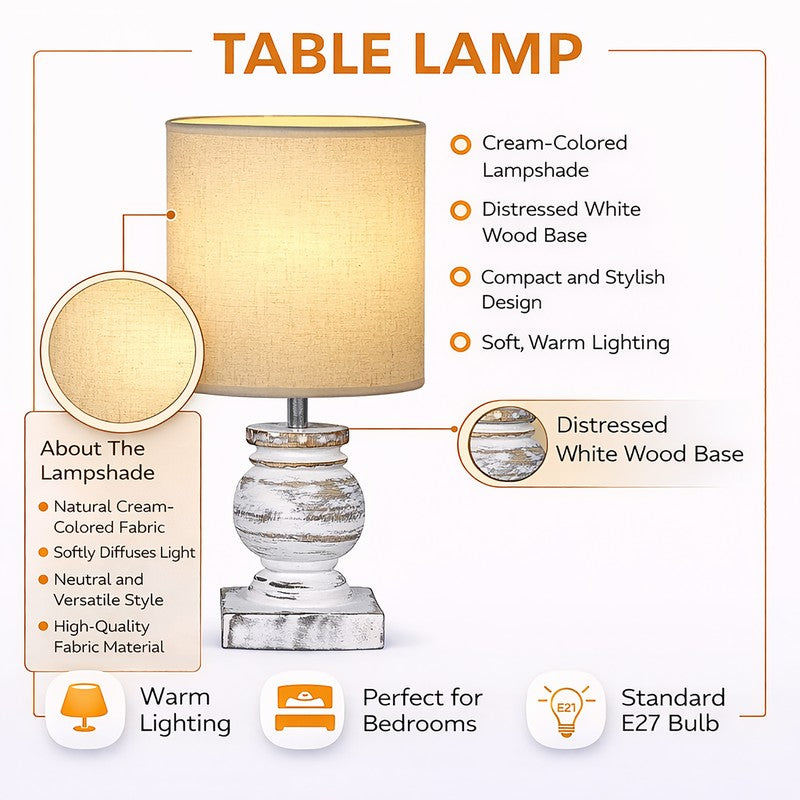 MonoShine Light Wooden Table Lamp media 4