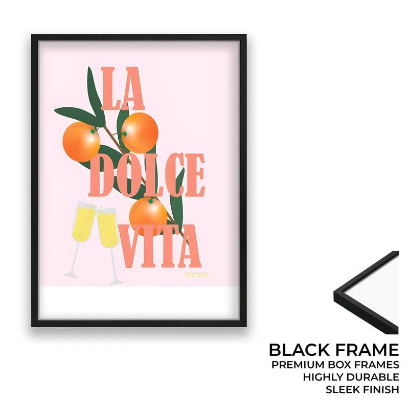 La Dolce Vita Archival Canvas Wall Art - Black media 8