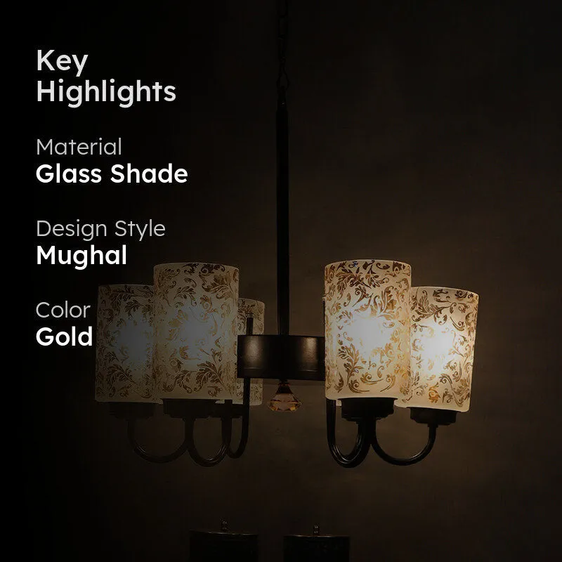 Floral Mist Glass Viya Ceiling Lamp media 2