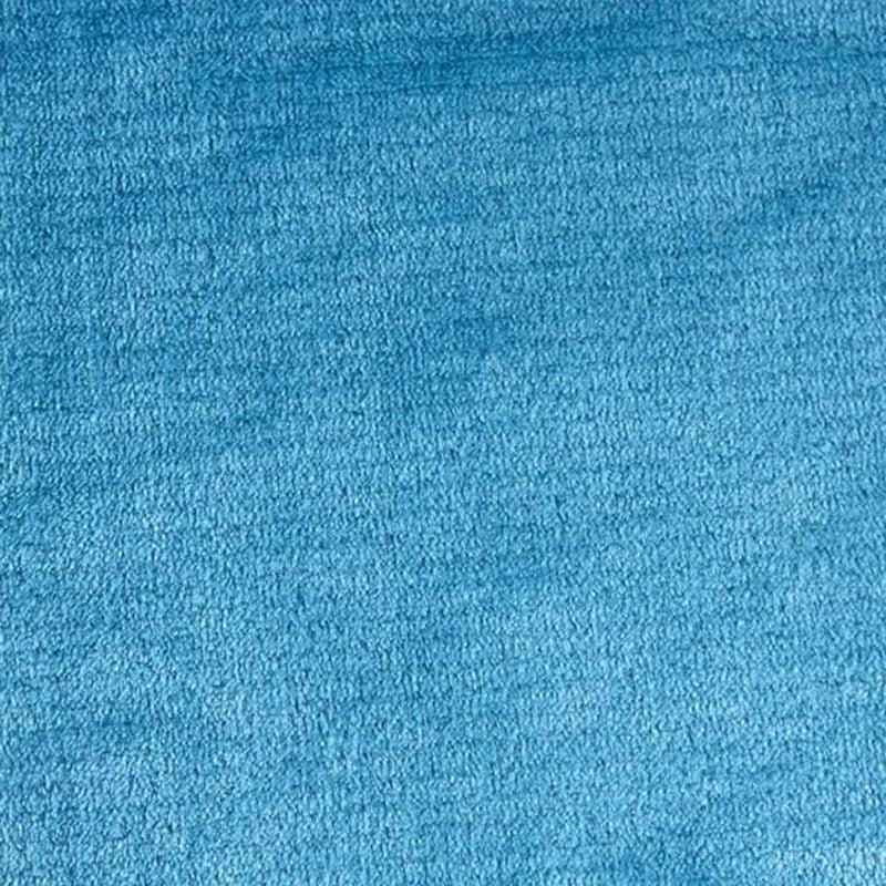 Sarva Solid Cotton Flannel Bedsheet (Blue) - 190 GSM media 4