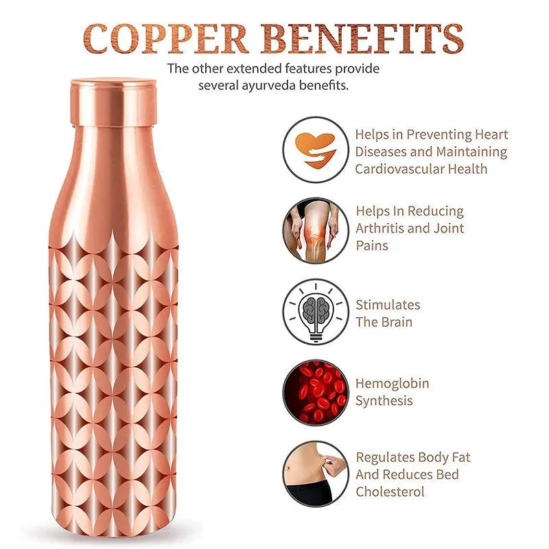 Salvatrix Copper Water Bottle - 1000 mL media 5