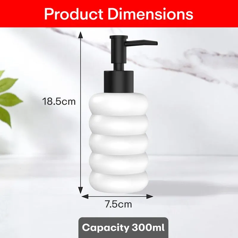 Rioware SoftStone Soap Dispenser (300 ML) - White media 8