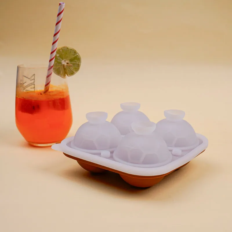 Blizz Silicone 4-Cube Ice Mould - Maroon media 3
