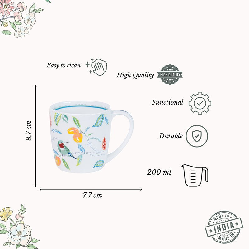 Magique: Mango Paradise Summer Fine China Cup (200 mL Each) - Set of Six media 10