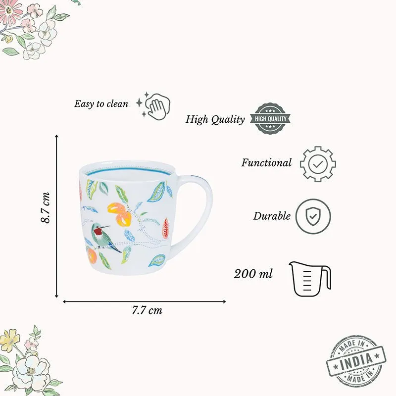 Magique: Mango Paradise Summer Fine China Cup (200 mL Each) - Set of Six media 10