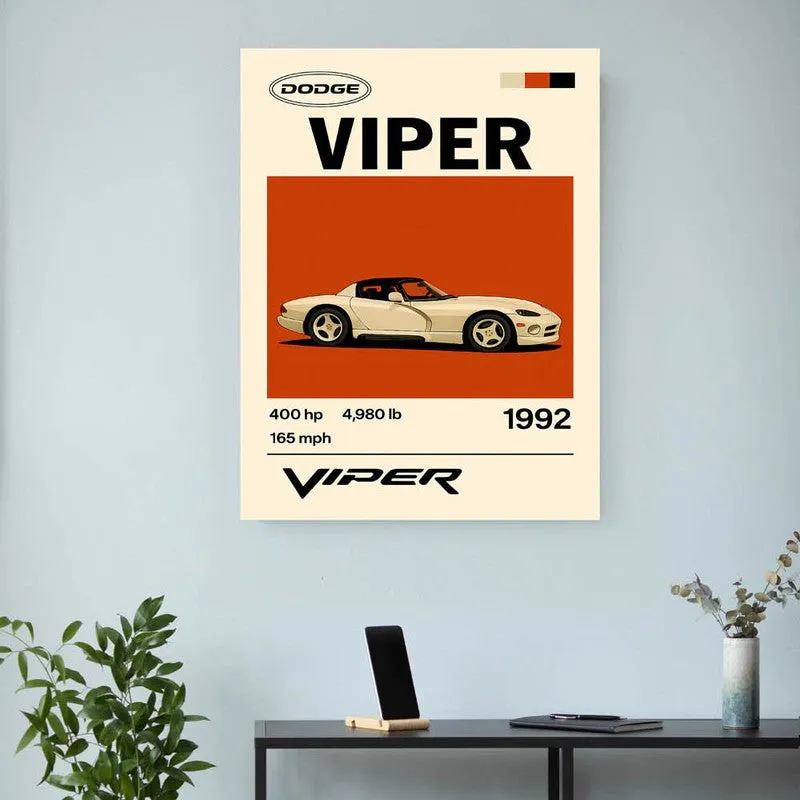 Dodge Viper Legacy Wall Poster media 3