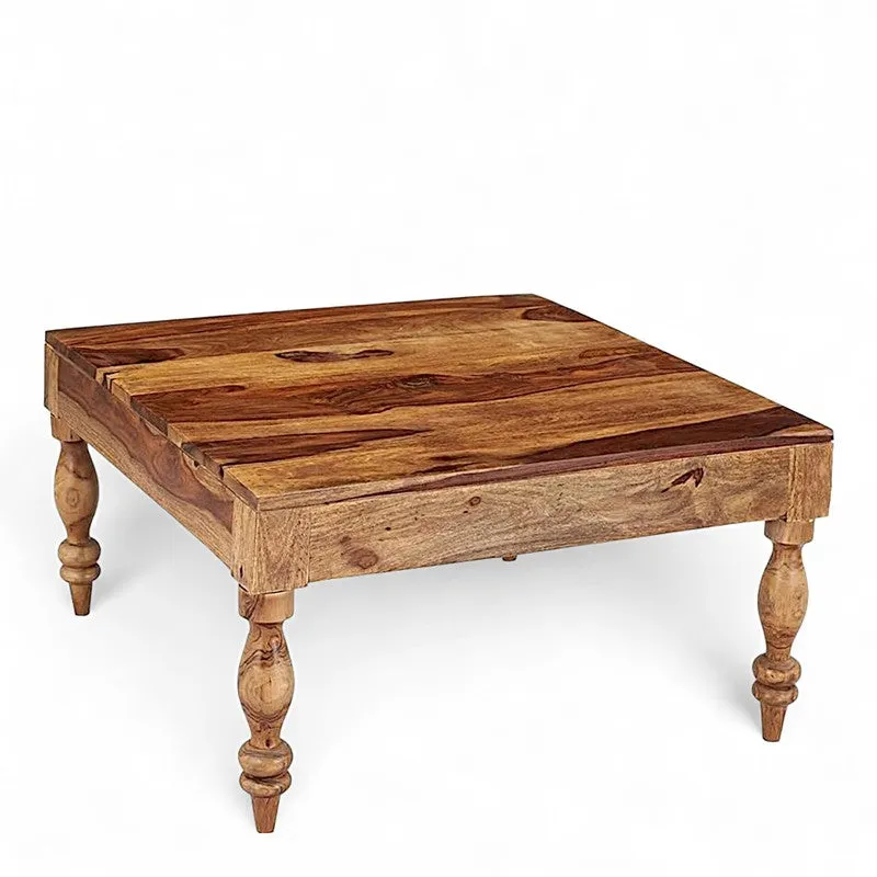 Oervon Sheesham Wooden Center Table - Dark Brown media 3