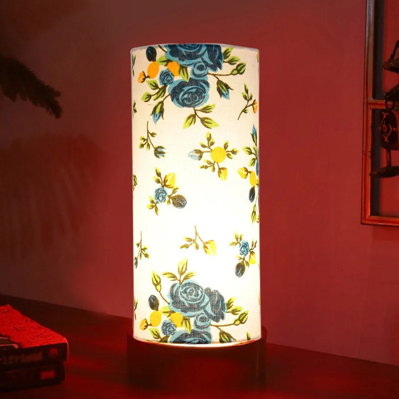 Alba Jaala Tower Wooden Table Lamp - Multicolor media 2