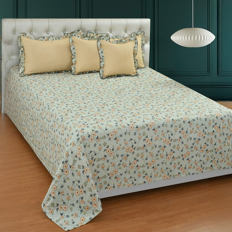 Floral Whirl Bedding Set - Five Piece Set