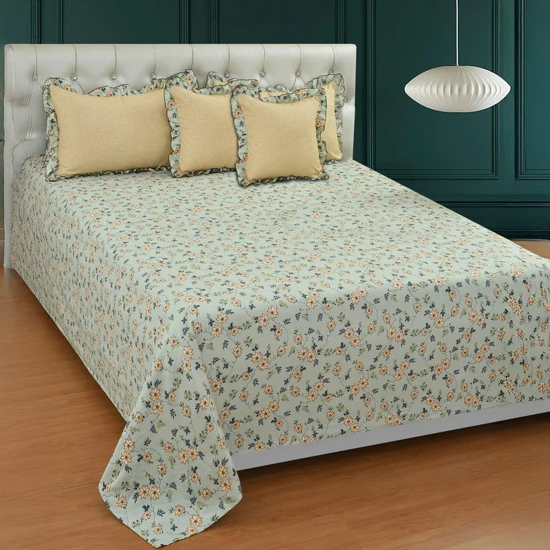 Floral Whirl Bedding Set - Five Piece Set media 1