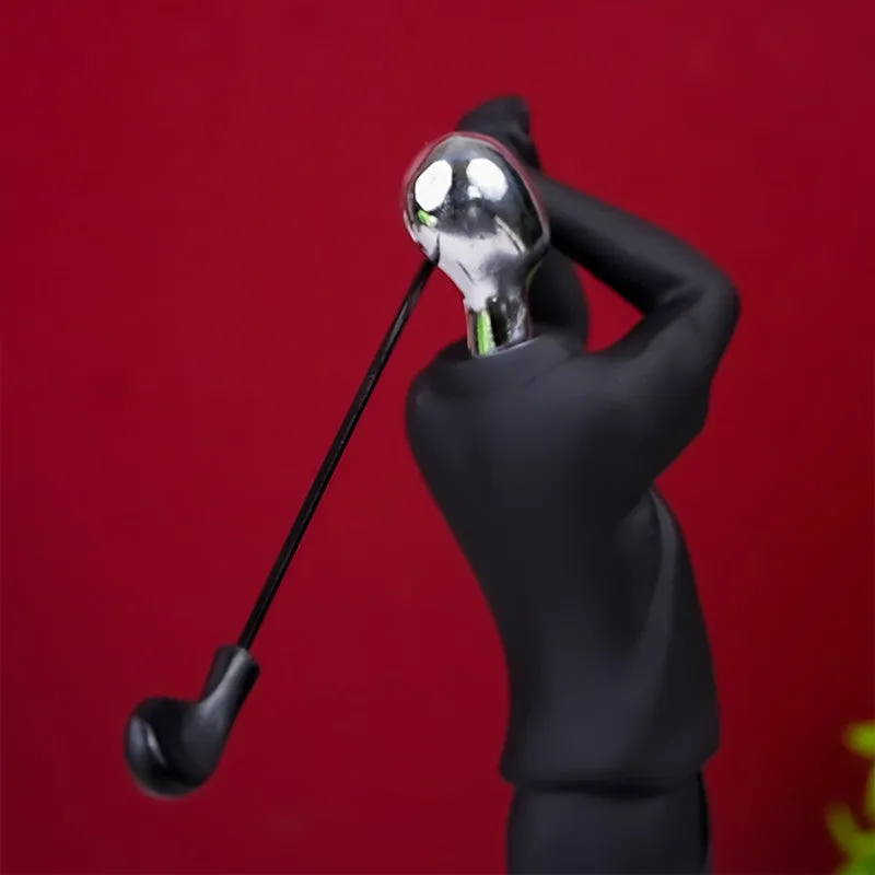 Modern Gaze Sculpture Showpieces - Black media 8