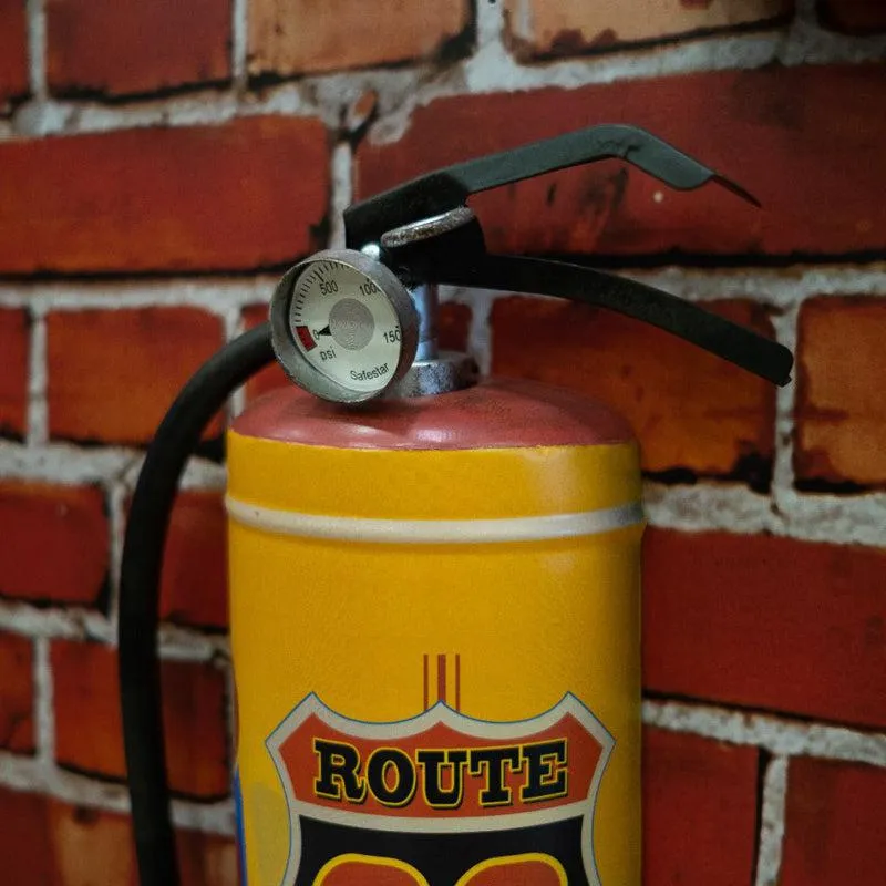Motel Route 66 Extinguisher Metal Wall Accent media 3