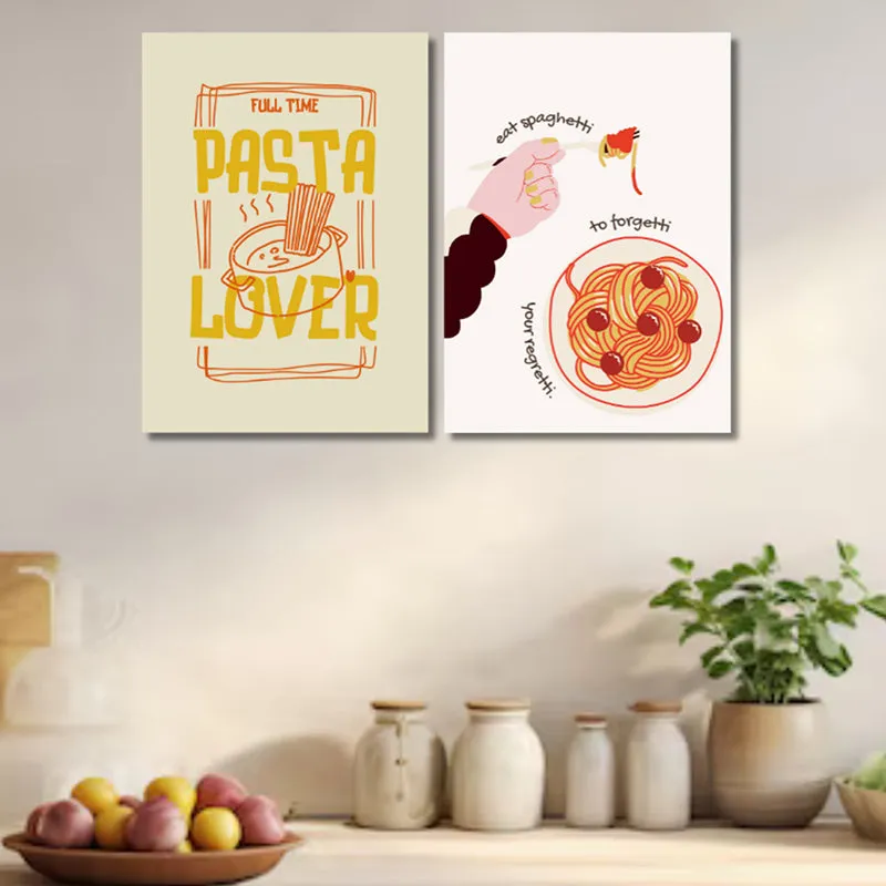 Pasta Passion Wall Art - Set Of Two media 1