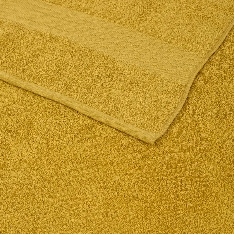 Monte Carlo Dry Nest Pure Cotton Bath Towel - Yellow media 7