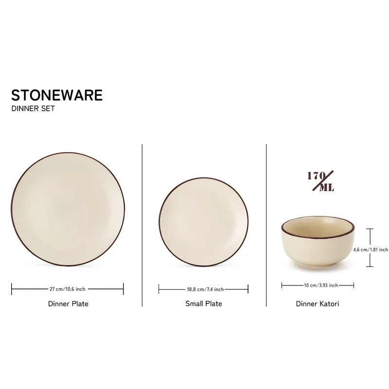 Riddo Dining Set (Off White) - 18 Piece Set media 12