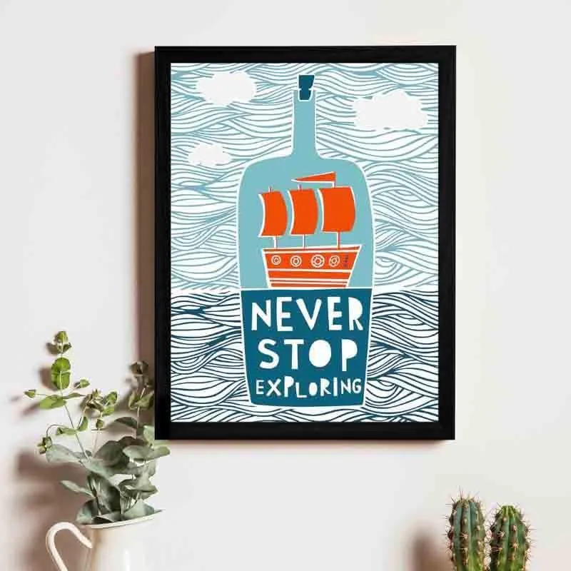 Never Stop Wall Art media 1