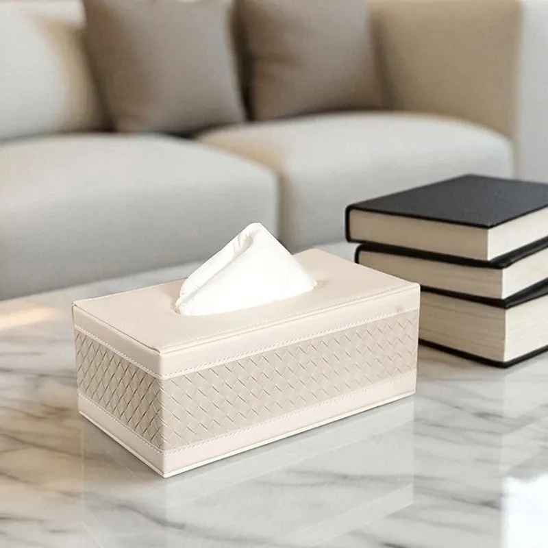 AarviDecor Nesto Faux Leather Tissue Holder media 5