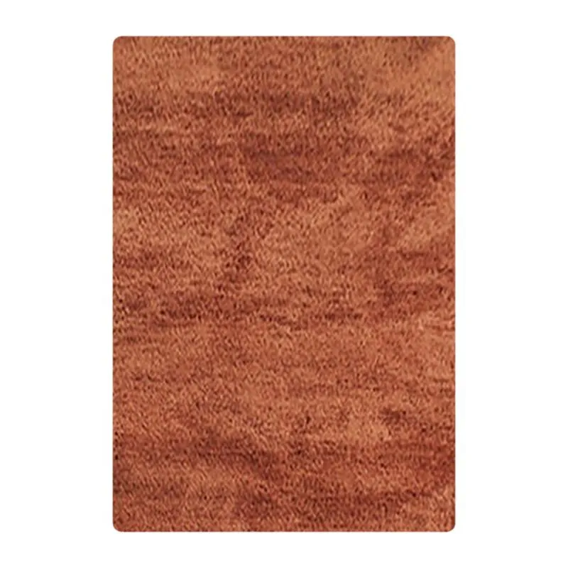 Nuo Luxe Micro Fiber Area Rug - Rust media 5