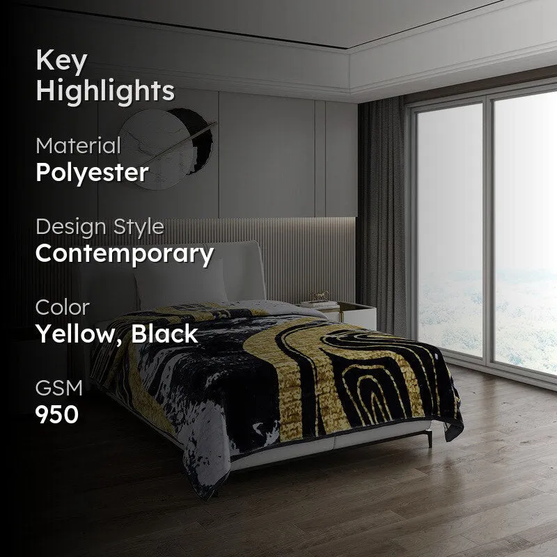 Monte Carlo Golden Mosaic Blanket - 950 GSM media 2