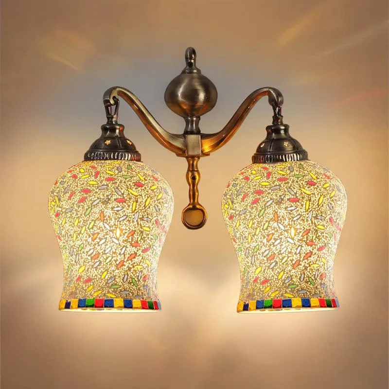Majestic Metal Mosaic Wall Lamp media 5
