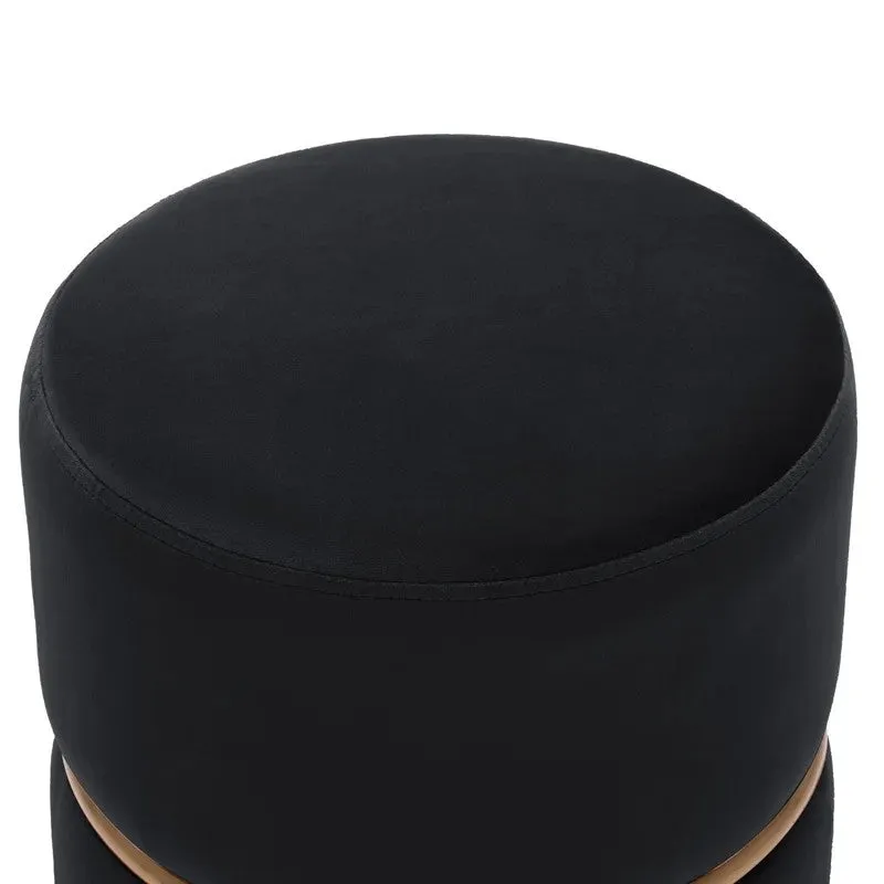 Zyvra Softin Ottoman - Black media 5