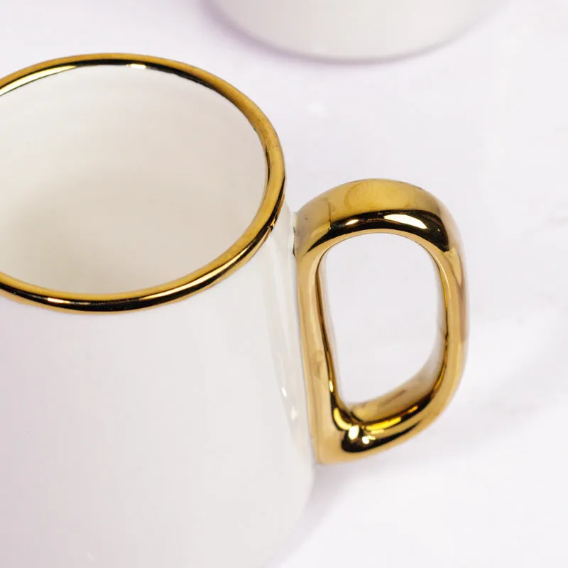 Aurora Porcelain Coffee Mug (380 mL Each) - Set Of Two media 5