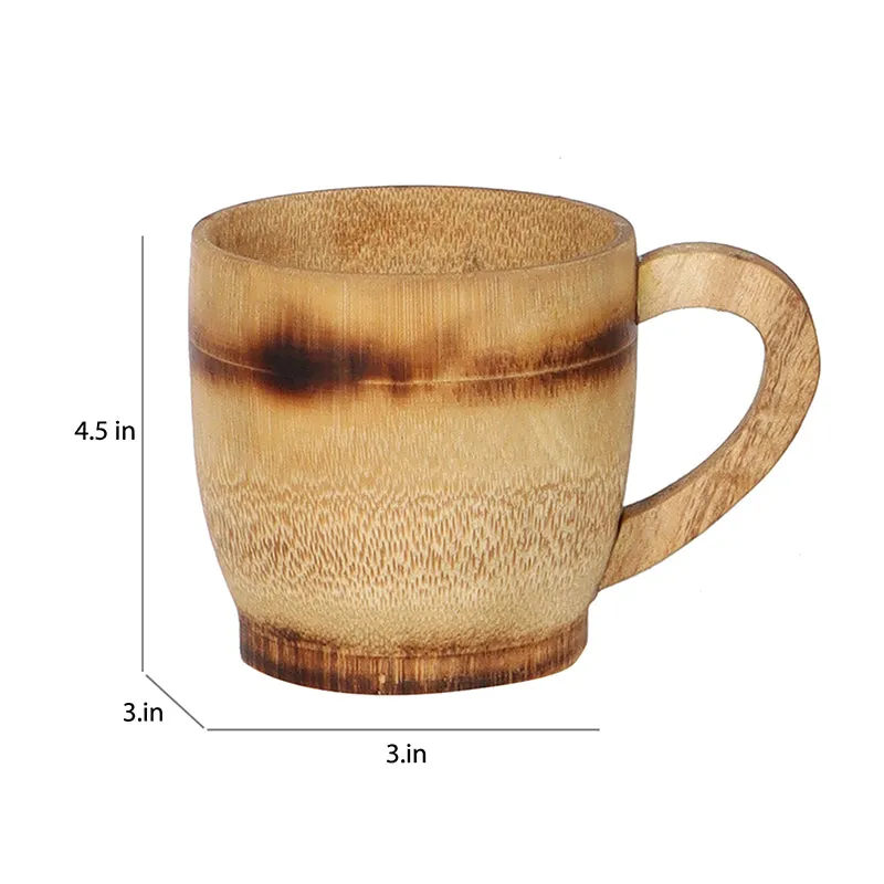 Verdant Sip Bamboo Tea Set (300 ML) - Three Piece Set media 4