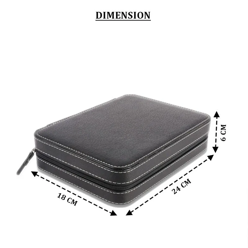 AarviDecor DeskZen Faux Leather Desk Organiser - Black media 7