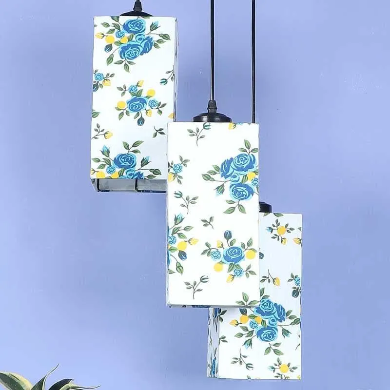 Blue Fleur Cluster Ceiling Lamp media 4